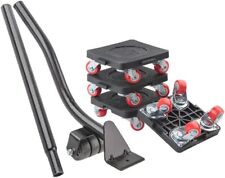 Furniture Mover Lifter Set Extension Bar 360°Rotation Wheels Furniture Dolly UK