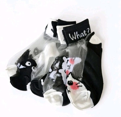 Pair sheer mesh cat - 5,