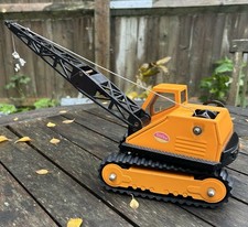 Original 1970’s Vintage Tonka Crawler Crane NO.1085 Pressed Steel VGC