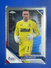 Topps SPFL Chrome 21/22 Base Rangers Fc Allan McGregor #91