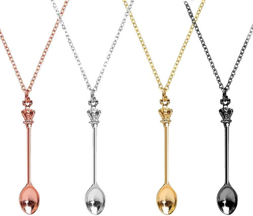 Pcs spoon necklace - necklace, set