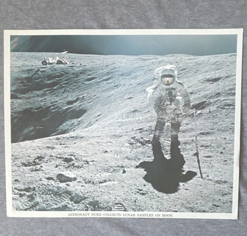 Nasa apollo eva photograph - apollo,
