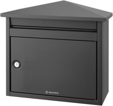 Decayeux D560 Dark Grey - Front Loading Large Post Box - Minor Damage M-JZYBZ3