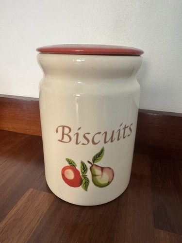 Dunelm ceramic biscuit barrel - ceramic,