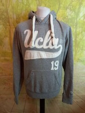 UCLA California grey cotton polyester long sleeve Hoodie. UK men's size Small