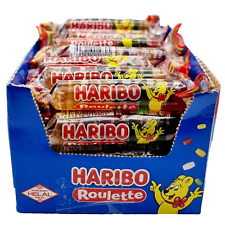 Haribo Roulette 25g (Pack of 32)  Halal gummy chewy Kids Party Bag Filler