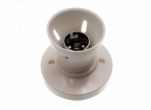 Straight batten lamp holder - straight,