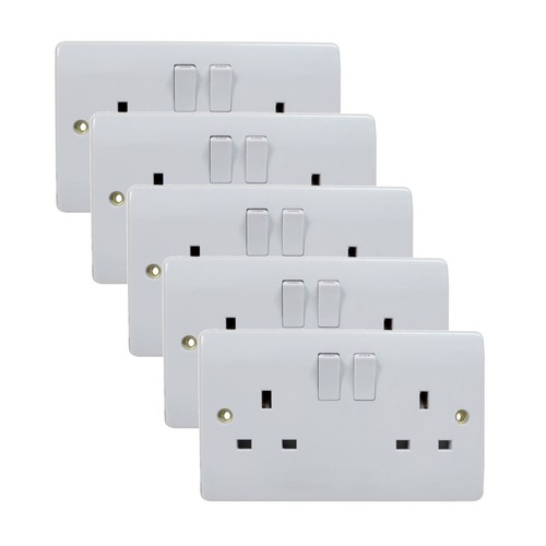 Double socket 13a - x,