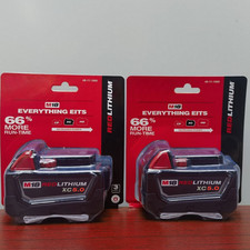 2Pack For Milwaukee M18 M18B5 M18B6 18v XC 5.0 Ah Li-ion Battery 48-11-1860 UK