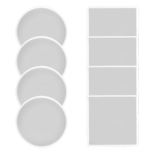 Coaster resin molds silicone - molds,