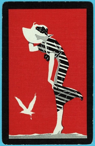 Lady holds hat blowing wind - lady,