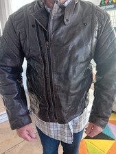 Frank Thomas Leather Motorcycle Jacket