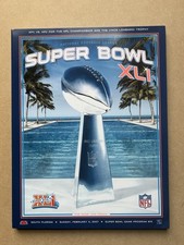 Super Bowl XLI 41 NFL Programme Colts Bears US EDITION