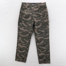 Abercrombie Fitch Pants Mens 31x32 Green Brown Ripstop Jungle Camo Military Y2K