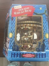 Mr Christmas Animated 1994 Holiday Carousel Merry Go Round Musical Exc Cond Box
