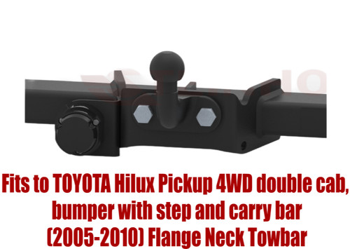 Flange neck tow bar - neck, toyota