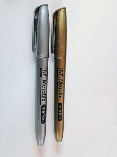Metallic marker pens - marker,