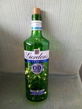 Gordon's 0.0 Gin Light Up Bottle Green Glass