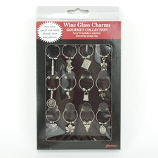 12 Wine Glass Charms the