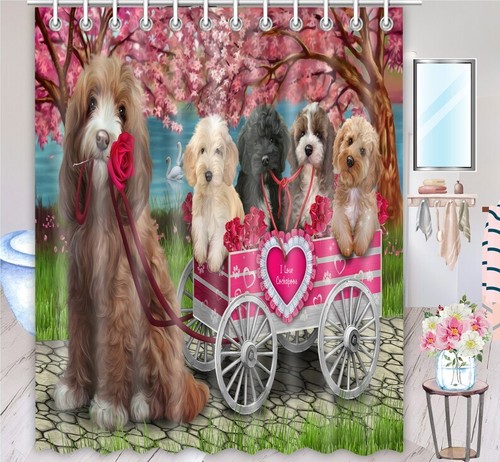 Cockapoo shower curtain - shower,