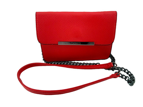 Credi bag red - bag, leather