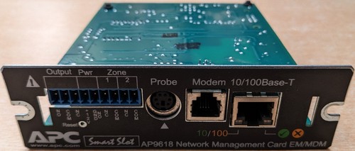 Apc ap9618 network management - apc,