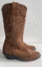 The Original Golden Goose Suede Embroidered Cowboy boots Limited Edition EU36UK4