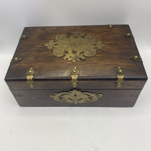 Antique victorian oak - antique, brass