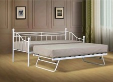 White Paris Metal Day bed/sofa