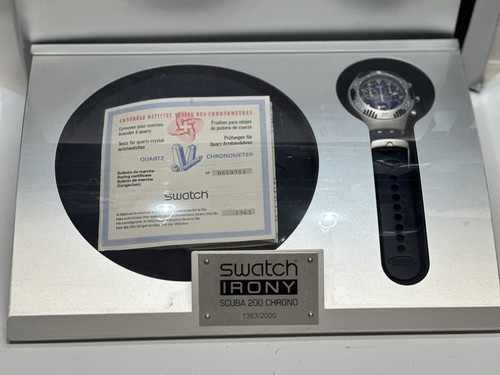 Vintage swatch irony scuba 200 - irony,