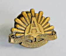 Anzac  $5 Vintage Lapel Pin Badge