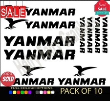 Yanmar engine decal Motorboat