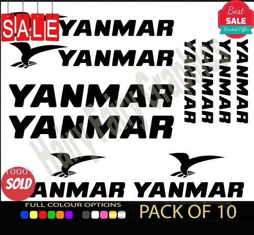 Yanmar engine decal motorboat - yanmar,