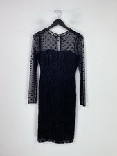 Reiss Black Lace Polka Dot