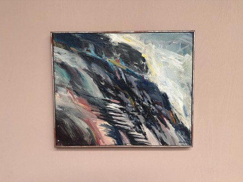 Swedish oil canvas - oil, on