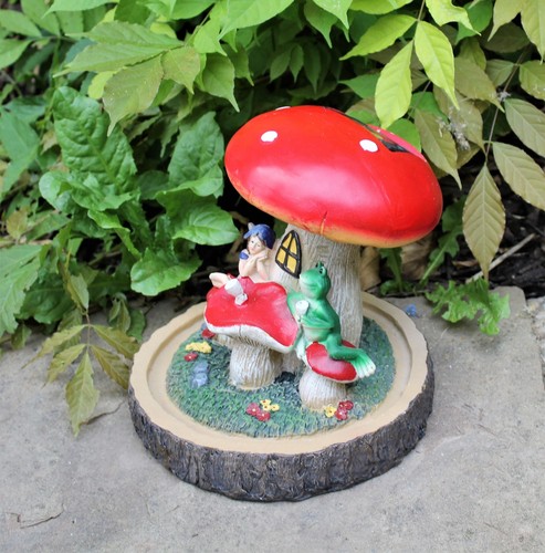 Garden fairy mushroom flower - garden,