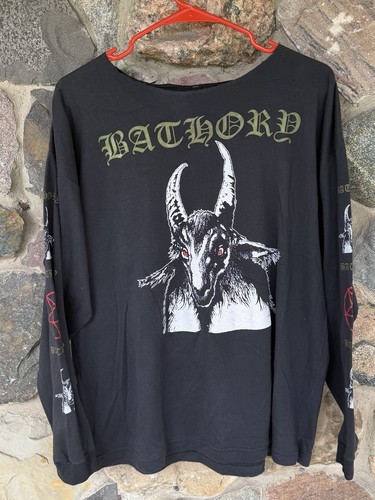 Vtg bathory shirt 90s - l, boot