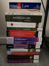 Large Bundle of Law Textbooks