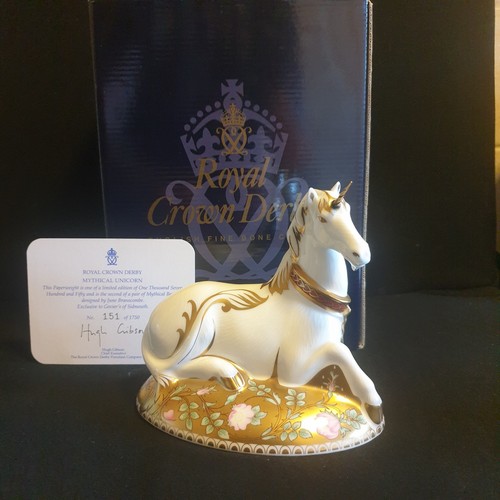 Royal crown derby paperweight - crown,