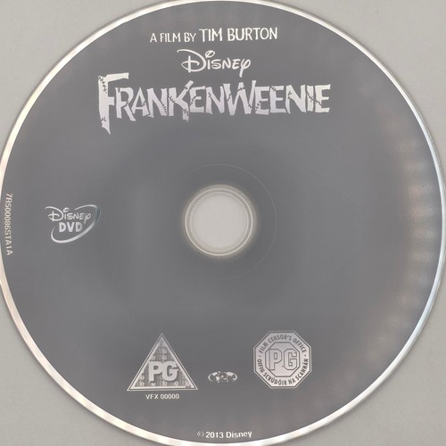 Disney frankenweenie dvd film - disney,