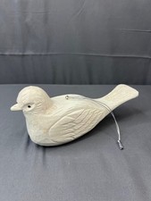 Wooden White Dove Winter
