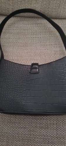Black handbag vegan - h,