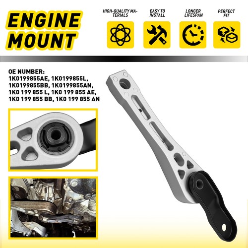 Rear lower gearbox mount - rear, unit