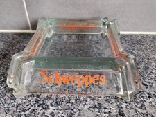 VINTAGE SCHWEPPES CLEAR GLASS