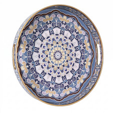 Large Decorative Round Serving