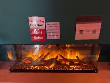Ex display electric fire media wall fire