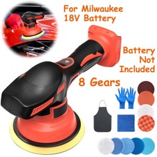 Cordless Rotary Car Polisher Buffer Sander Polishing Machine 6"For Milwaukee 18V