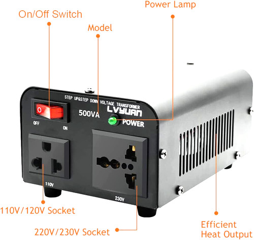 500w voltage transformer 220 - 500w,