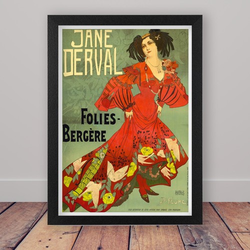 Framed jane derval georges - derval,