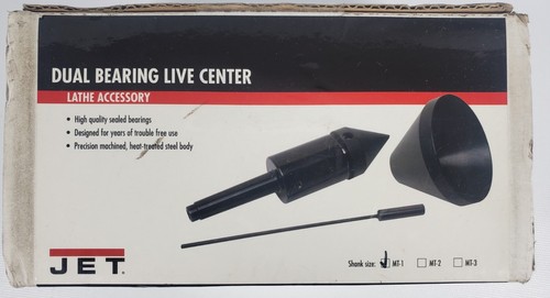 Jet dual bearing live center - jet,